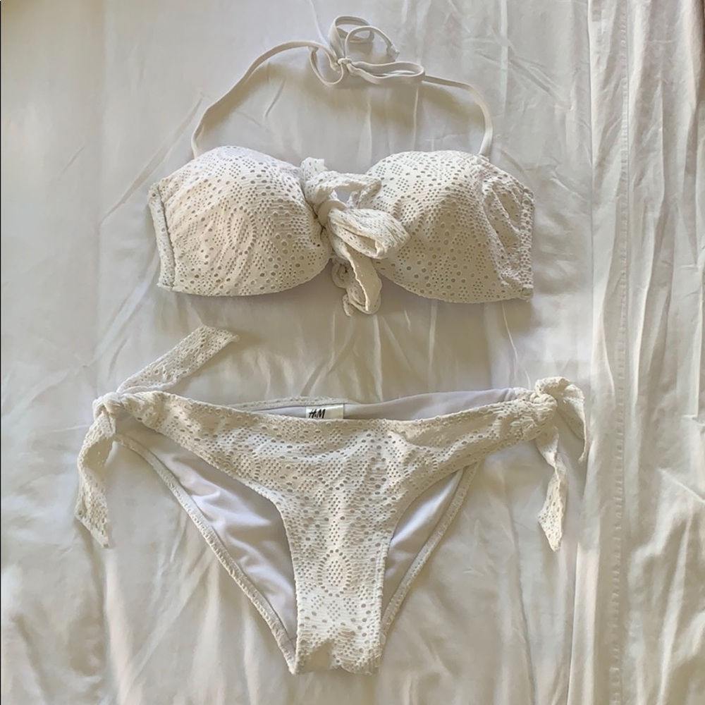 H&M White Bikini